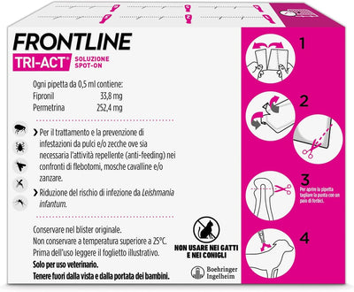 FRONTLINE TRI ACT 2-5 KG 6 PIPETTE
