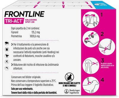 FRONTLINE TRI ACT 10-20KG 6 PIPETTE