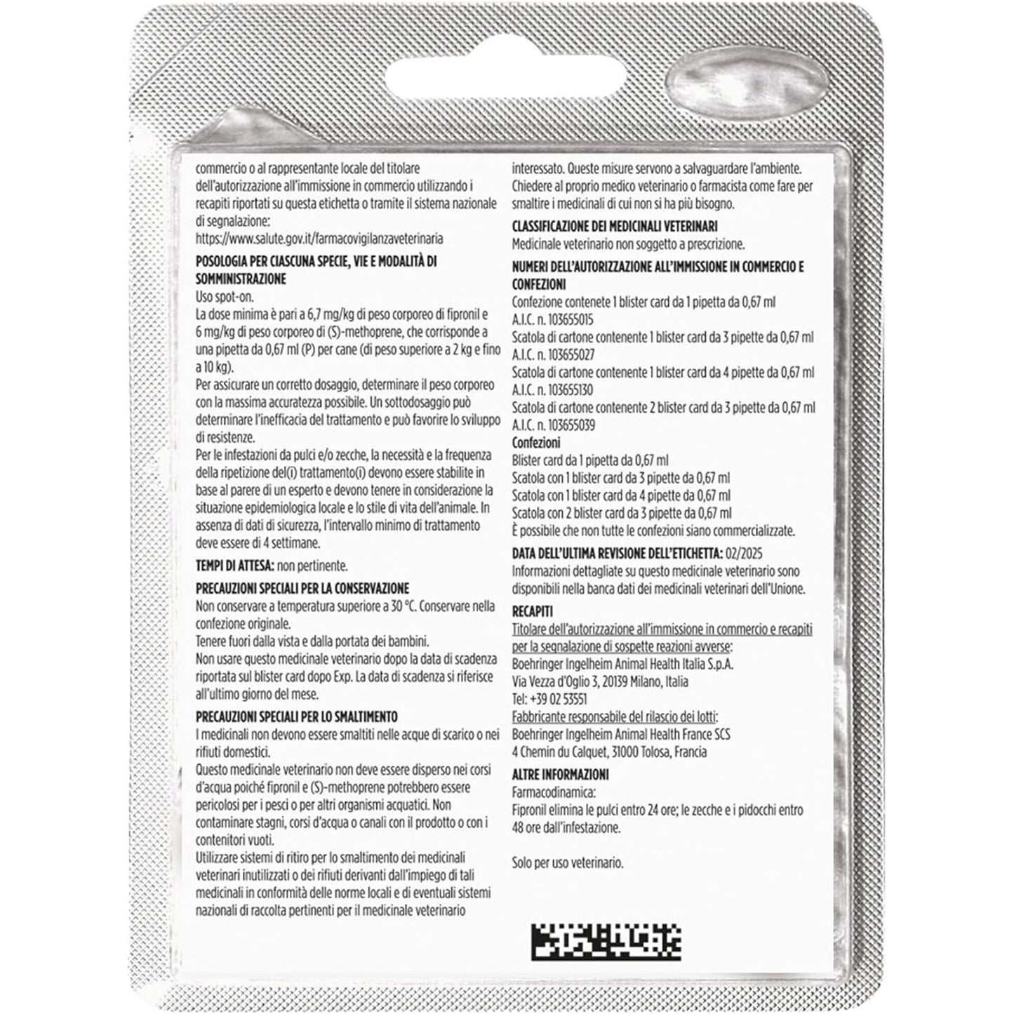 FRONTLINE COMBO KIT CUCCIOLO 1 PIPETTA