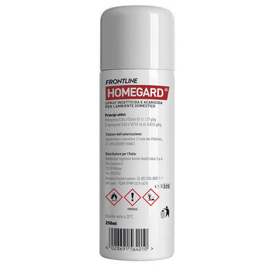 Spray insetticida Frontline Homegard 250 ml per ambienti domestici