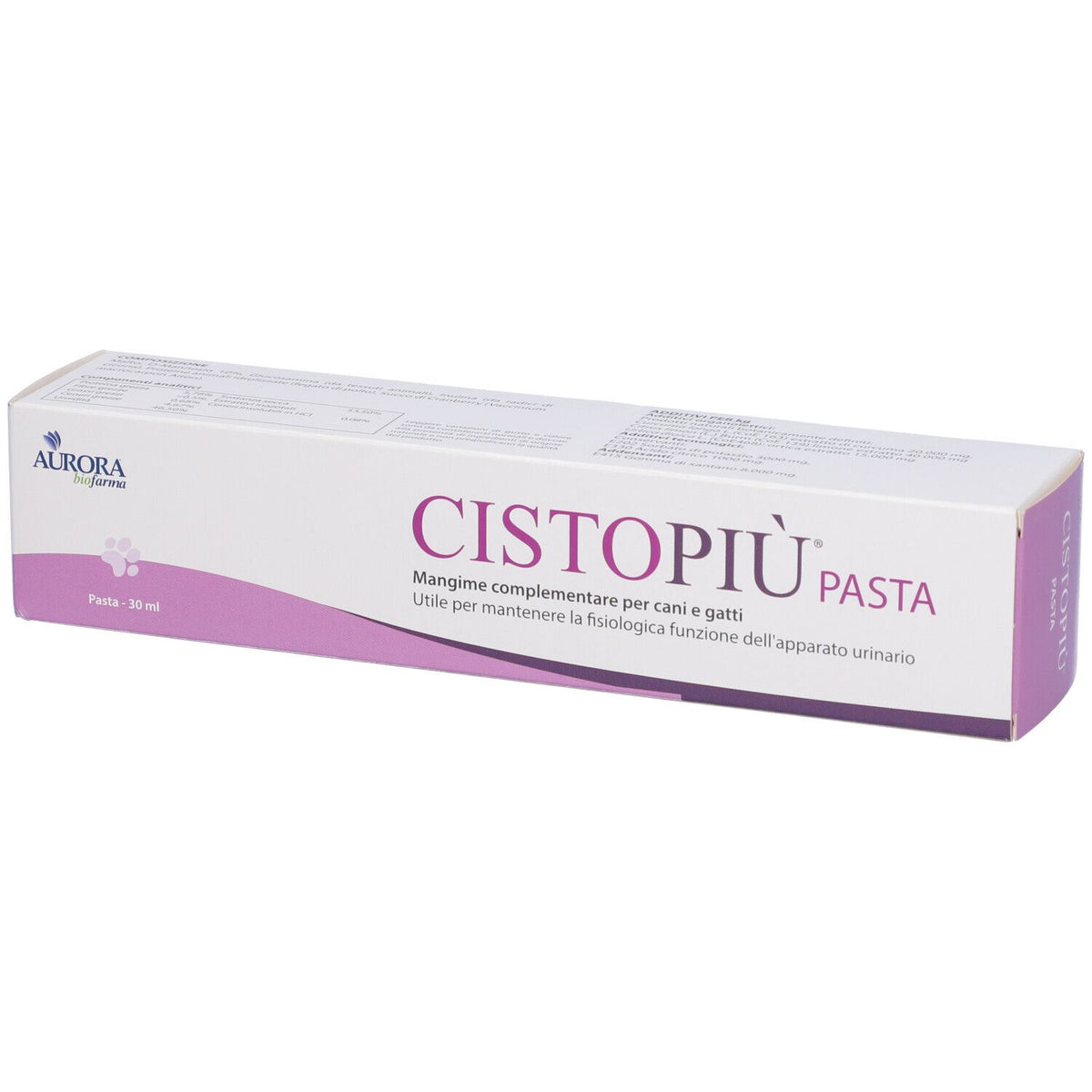 Cisto Pasta supporto urinario per cani e gatti, tubetto 30 g