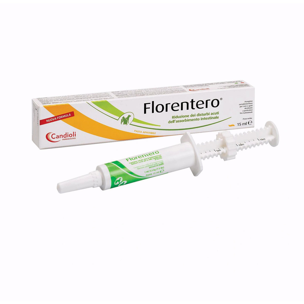 Florentero Act Pasta 15 ml supporto digestivo probiotici per cani e gatti
