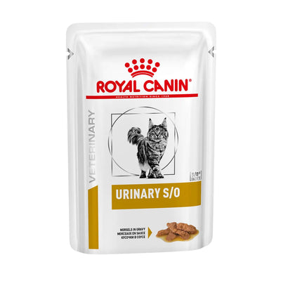 Mangime umido Royal Canin Urinary S/O per gatti in gravy con pollo, bustina 85 g