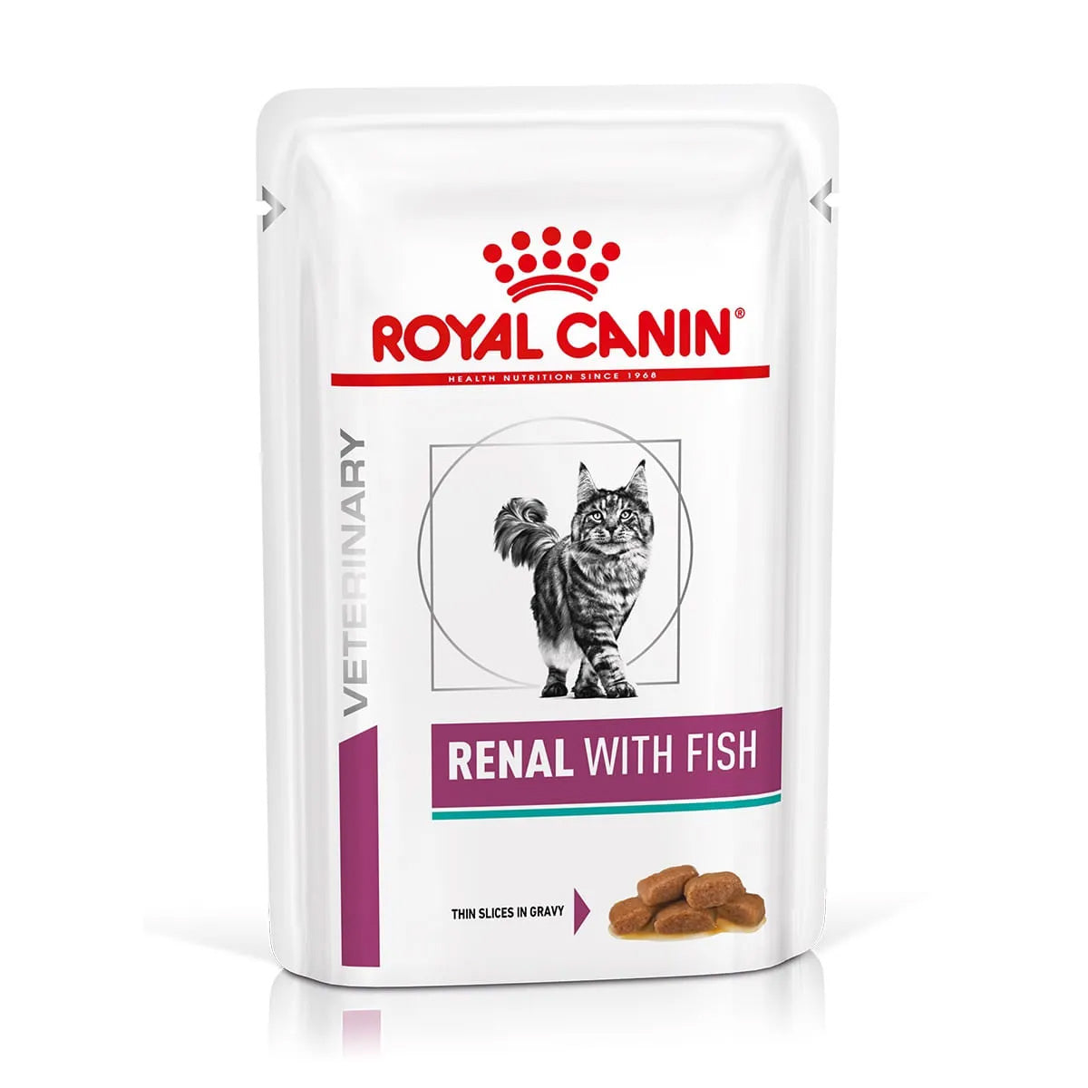 Mangime umido renal pesce per gatti adulti Royal Canin Veterinary, bustina 85 g