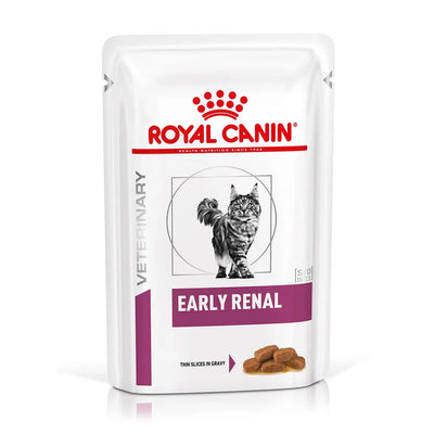 Mangime umido Royal Canin Early Renal per gatto, bocconcini in salsa, bustina 85 g