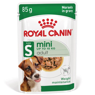 Mangime umido per cani adult mini ROYAL DOG in bustina da 85 g con bocconcini di carne in salsa