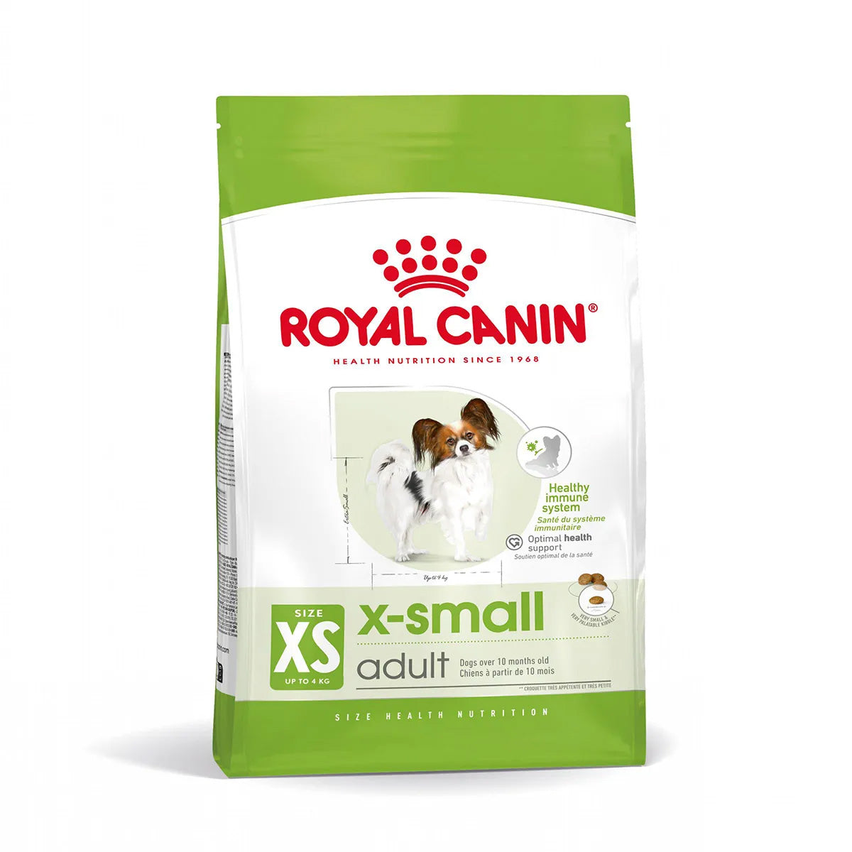 Mangime in crocchette extra mini Royal Dog Adult X-Small per cani toy fino a 4 kg, confezione da 1,5 kg