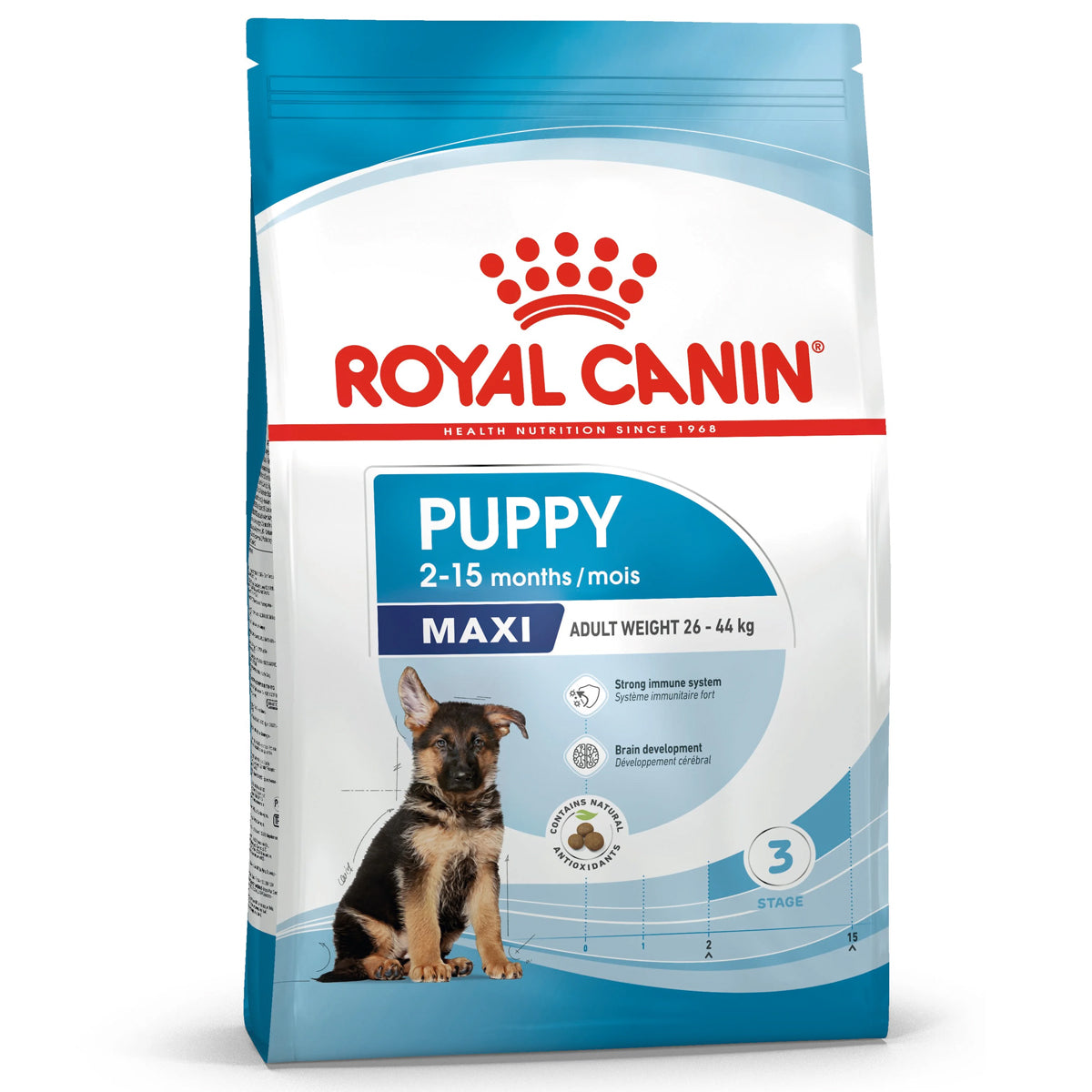 Mangime in crocchette per cuccioli maxi Royal Dog Puppy, sacco da 10 kg