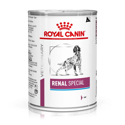 Mangime umido per cani con insufficienza renale in lattina da 410 g