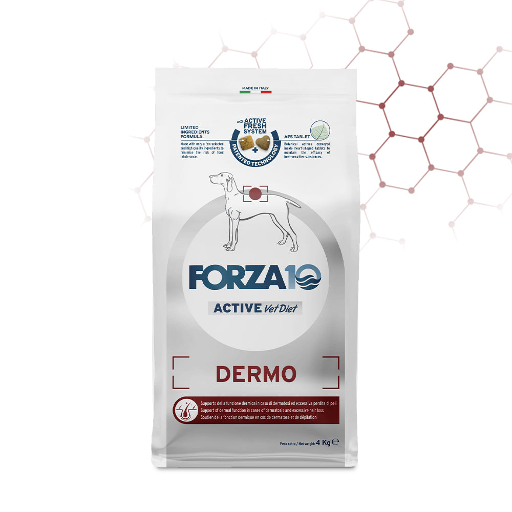 Mangime secco Active Dermo per cani con dermatosi e cute sensibile, con proteine di pesce e Omega 3