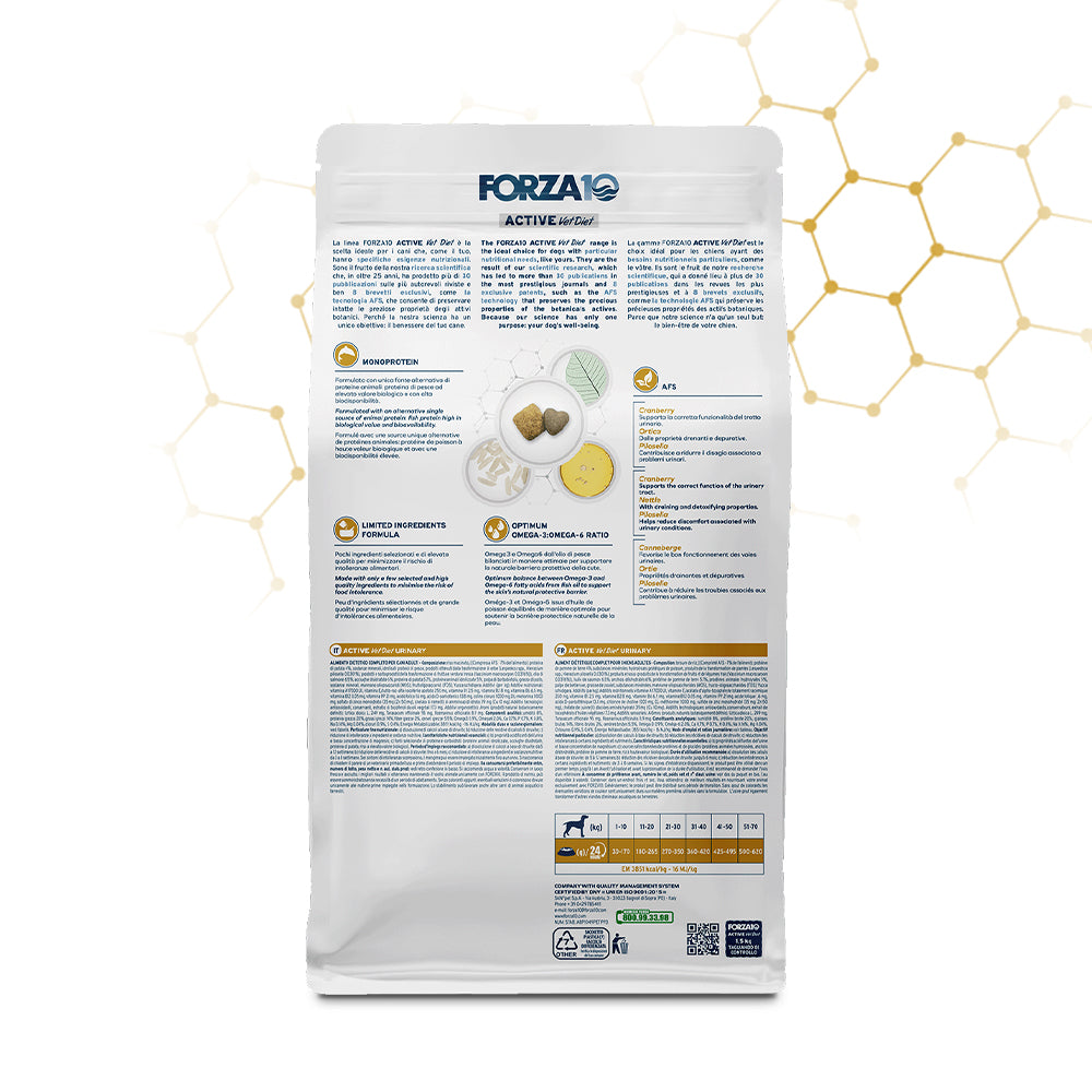 FORZA 10 ACTIVE URINARY PESCE ALLBREEDS 1,5 KG