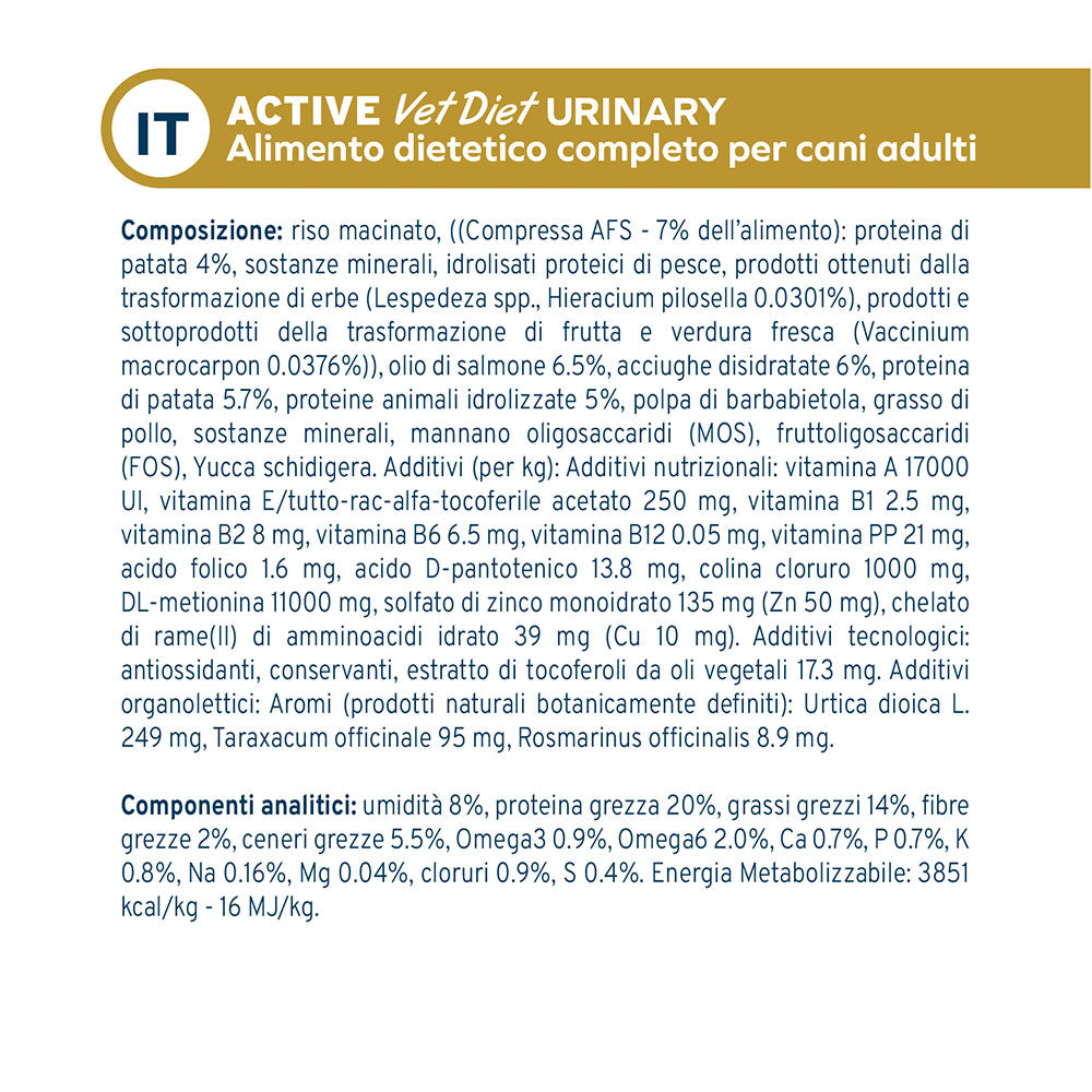 FORZA 10 ACTIVE URINARY PESCE ALLBREEDS 1,5 KG