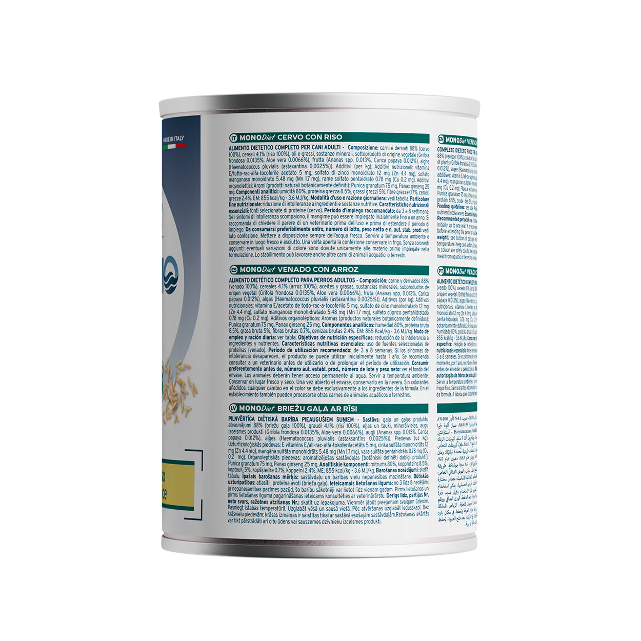 FORZA 10 CANE DIET PATÈ CERVO E RISO LATTINA 400 GR
