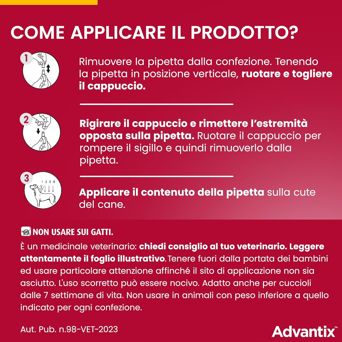 ADVANTIX SPOT-ON 10-25kg (4 x 2,5ml)