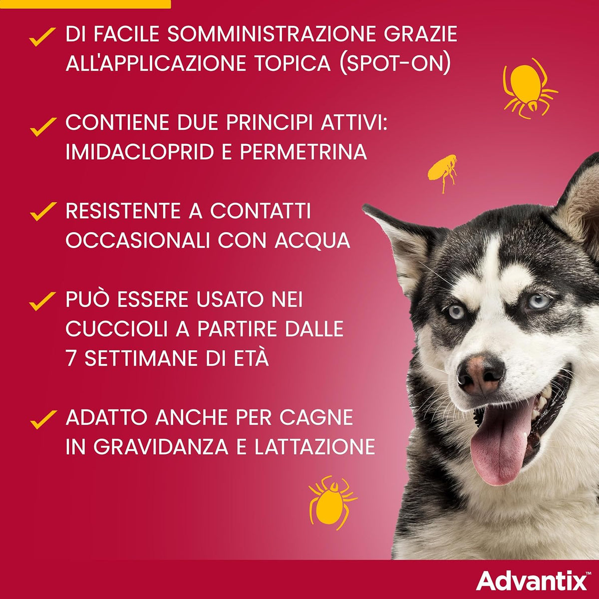 ADVANTIX SPOT-ON 4-10kg (6 x 1ml)