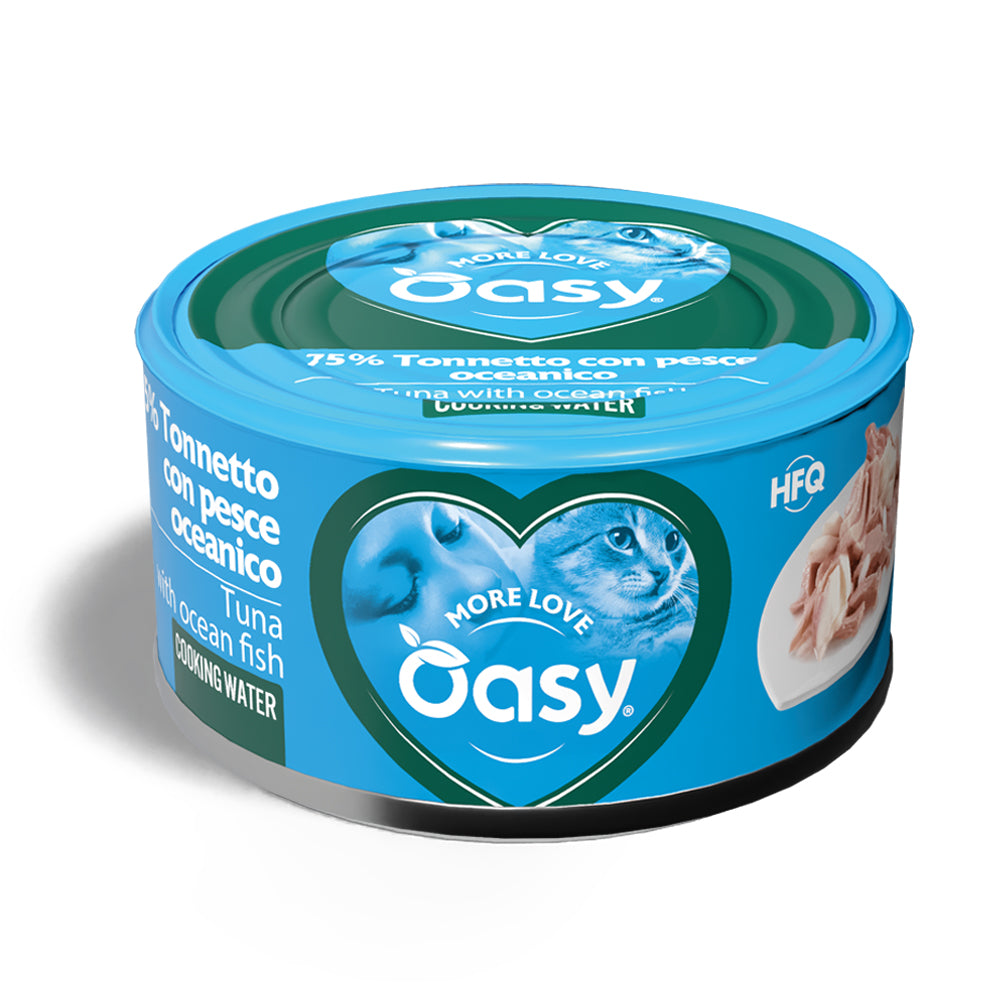 Lattina Oasy Wet Cat More Love tonno con pesce oceanico 70 g per gatti adulti