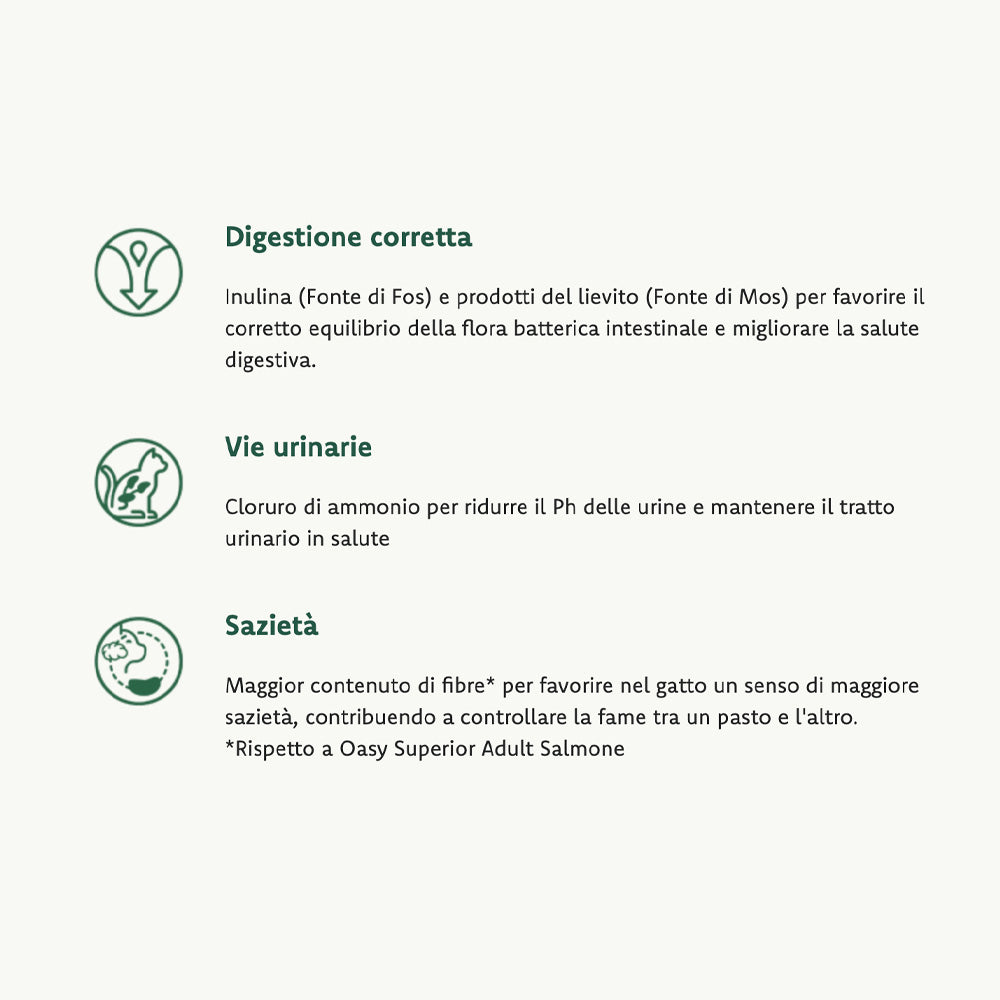 Oasy Dry Cat Superior - ADULT STERILIZED SALMONE