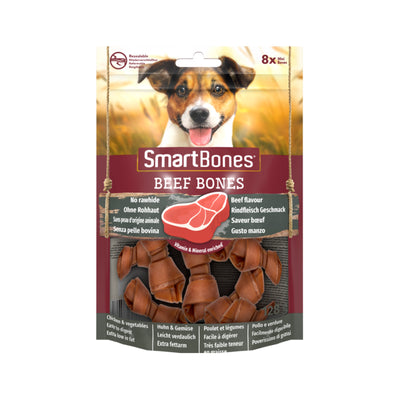 Ossi masticabili per cani SmartBones manzo senza rawhide, snack naturale