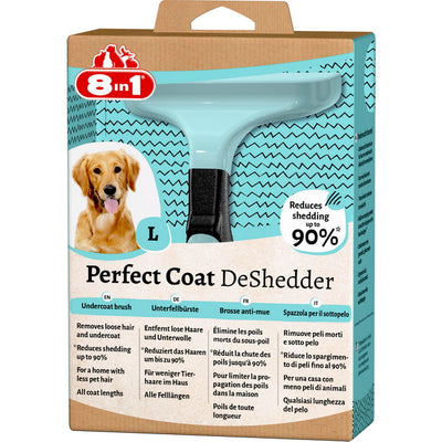 8in1 SPAZZOLA CARDATORE DESHEDDER PER CANE LARGE