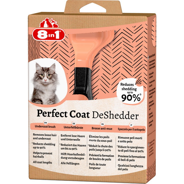 8in1 SPAZZOLA CARDATORE DESHEDDER PER GATTO