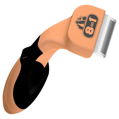 Spazzola cardatore deshedder 8in1 per gatti con testa 46 mm e manico ergonomico antiscivolo