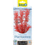 Pianta decorativa artificiale Red Foxtail con foglie pennate rosso vivo per acquario