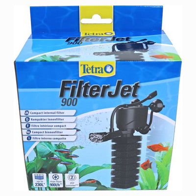 Filtro interno compatto Tetra FilterJet 900 con spugna filtrante lavabile per acquari