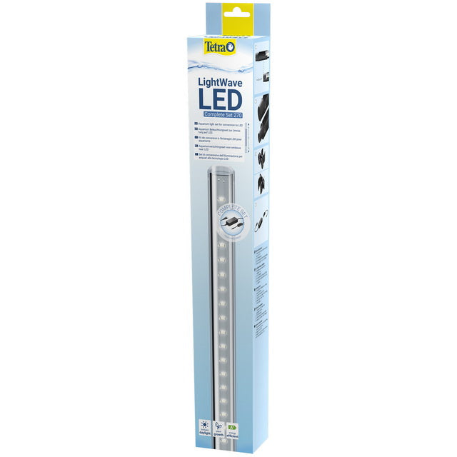 Illuminazione LED Tetra LightWave Set per acquario con alimentatore e adattatori per montaggio