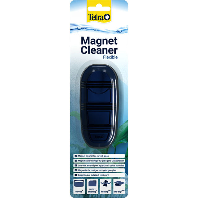 Puliscivetri magnetico flessibile Tetra per acquari con vetro curvo fino a 8 mm