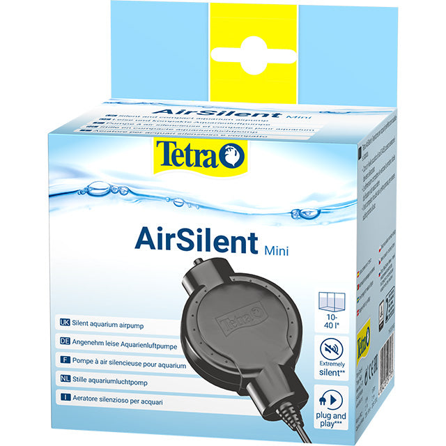 Aeratore silenzioso Tetra Airsilent con tecnologia piezoelettrica per acquario
