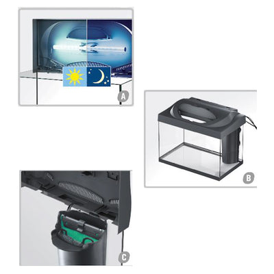 TETRA ACQUARIO STARTER LINE LED DAY/LUNAR ANTRACITE