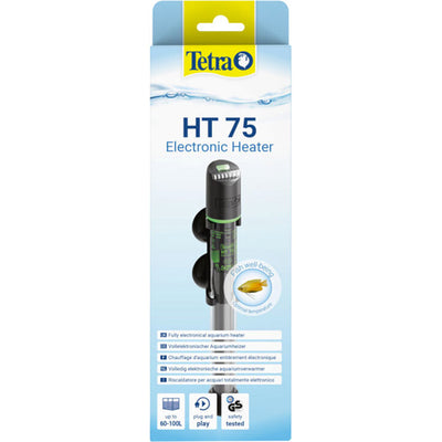 Termoriscaldatore Tetratec HT Electronic 75 Watt con microprocessore per acquari fino a 450L