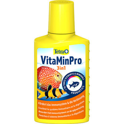 Integratore liquido Tetra VitaminPro 3in1 con vitamine, minerali e probiotici per pesci d'acquario d'acqua dolce