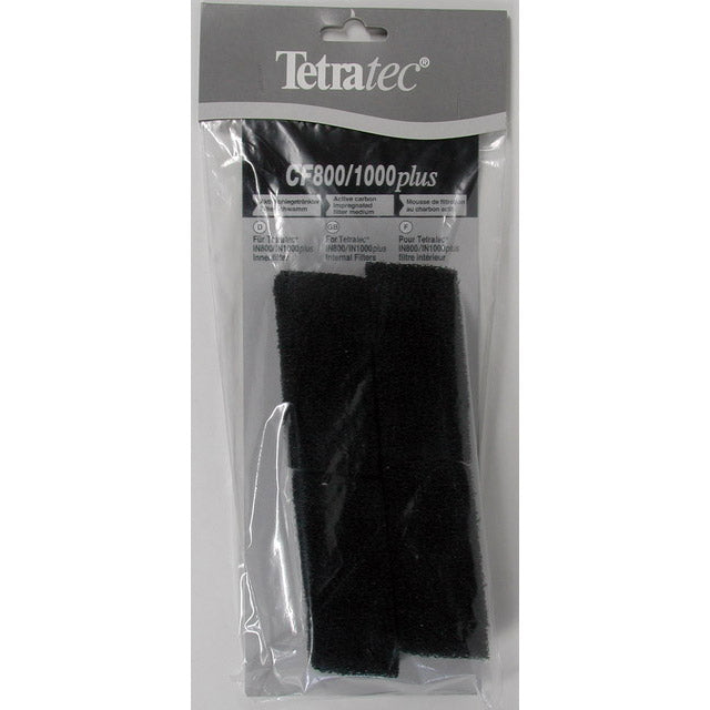 Spugna carbone attivo Tetra CF 800-1000 per acquario, confezione 4 pezzi