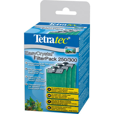 Cartucce filtranti Tetra EasyCrystal senza carbone 250-300, confezione da 3 pezzi per acquario