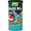 Tetrapond Multimix miscela completa per pesci da laghetto con fiocchi, stick, tavolette e gammarus naturali