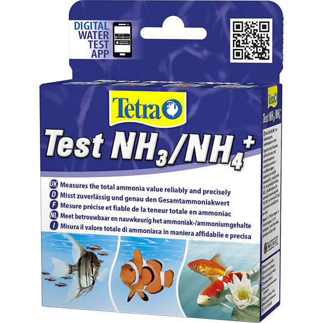 Kit Tetra Test Ammoniaca NH3/NH4 per acquario con 28 analisi incluse