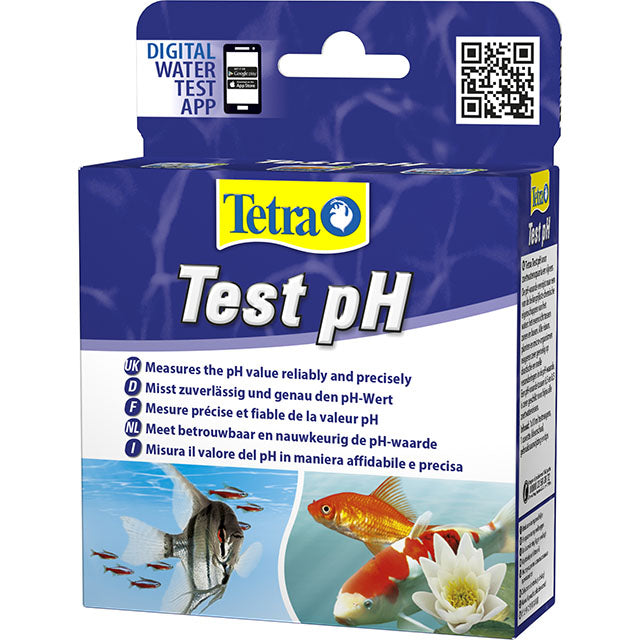 Test pH Tetra per acqua dolce, kit con 59 misurazioni e scala colore di riferimento