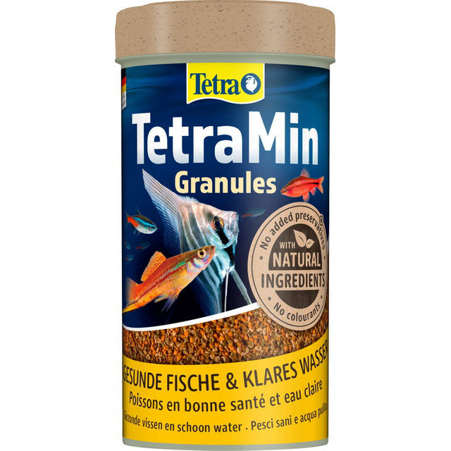 Mangime in granuli TetraMin per pesci ornamentali, formato 250 ml