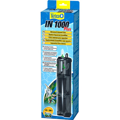 Filtro interno Tetra IN 1000 Plus per acquario, con ugello rotabile e spugna biologica