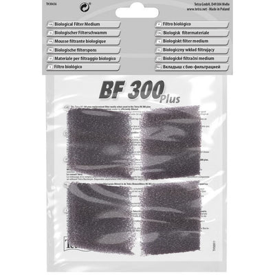 Spugna filtrante Tetra BF 300 per filtro interno IN 300, confezione da 4 pezzi
