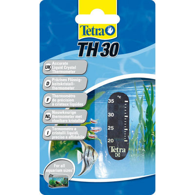 Tetra Termometro a Cristalli Liquidi per Acquario, fissaggio esterno vetro