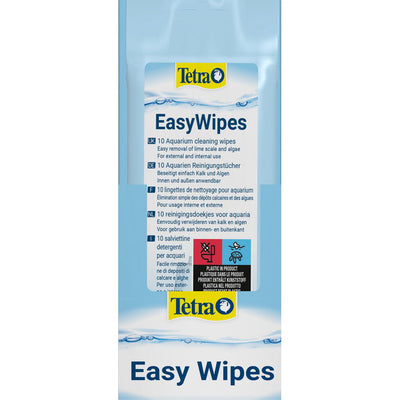 Fazzolettini puliscivetro TetraTec EasyWipes per acquari d'acqua dolce e marina