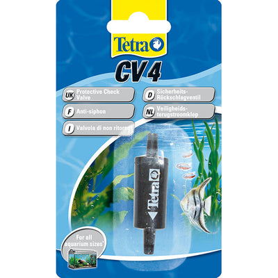 Valvola di ritegno Tetra CV 4 per aeratori acquario, protezione da riflussi d'acqua