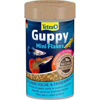 Mangime in fiocchi Tetra Guppy per pesci ovovivipari in acqua dolce
