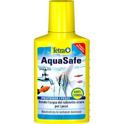 Biocondizionatore Tetra AquaSafe per acqua dolce, formula BioExtract con biopolimeri naturali
