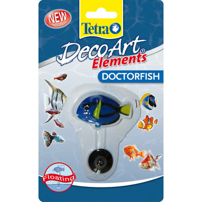 Decorazione acquario pesce chirurgo con ventosa Tetra DecoArt Elements Doctorfish colorato