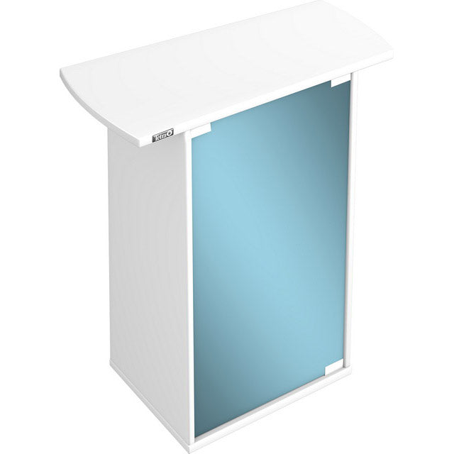 Tavolo bianco per acquari Tetra AquaArt 60L con anta in vetro, 725 x 609 x 306 mm