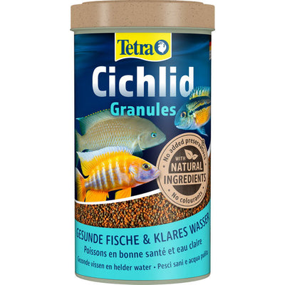 Mangime in granuli Tetra Cichlid per ciclidi di media taglia, 500 ml