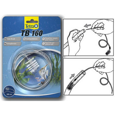 Scovolo per tubi filtro acquario 160 cm in acciaio inossidabile flessibile